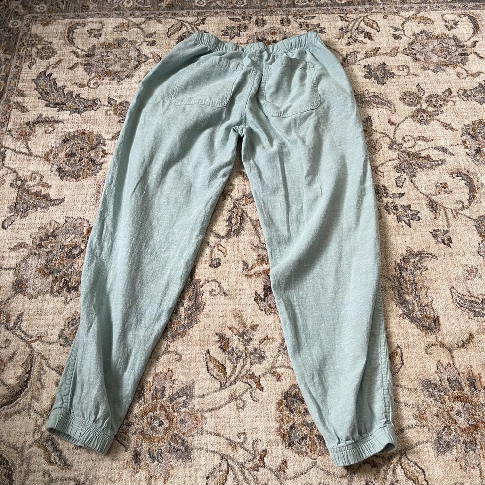 Patagonia Womens Atol Blue Island Hemp Organic Cotton Beach Jogger Pants Size XS - Picture 9 of 9